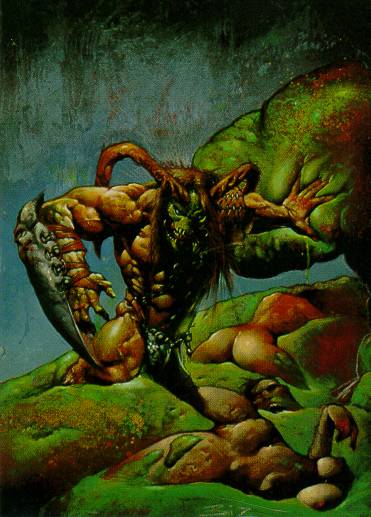 Monster with horns