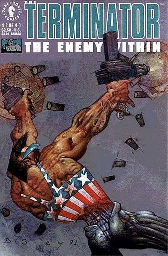 Cover to The Terminator The Enemy Within #4