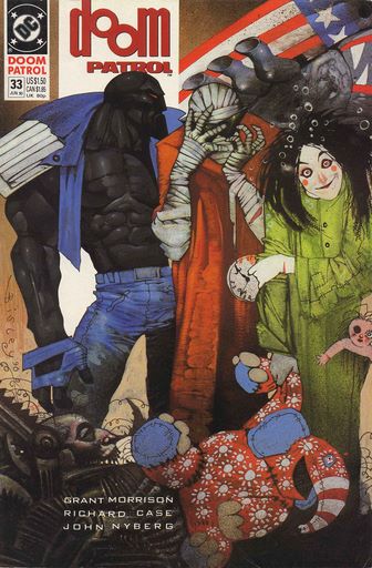Cover to Doom Patrol #33 by Simon Bisley